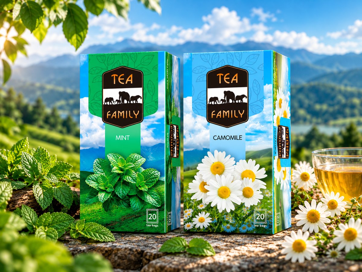 Tea Family tagless tea bags